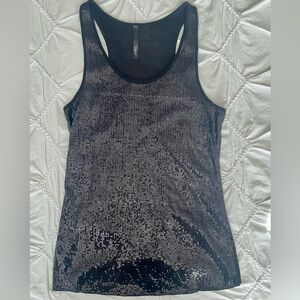 Black Sequin Top